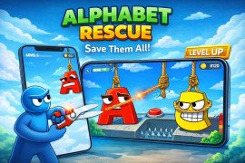 Alphabet Rescue Game – Save Them All Puzzle Unity Source Code
