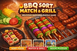 Food Sort Puzzle – Match & Grill Cooking Game Unity Source Code