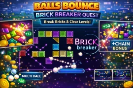 Balls Bounce Brick Breaker Game – Addictive Arcade Puzzle Game