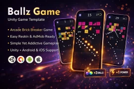 Ballz Unity Game Template – Addictive Arcade Source Code with AdMob Integration