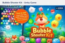 Bubble Shooter Unity Template – Create Your Own Game Without Coding