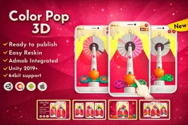 Buy Color Pop 3D Unity Project  Addictive Casual Game with AdMob