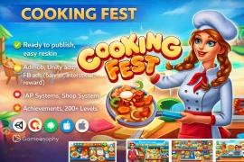 Cooking Fest Unity Game – Restaurant Cooking Simulator with AdMob Integration