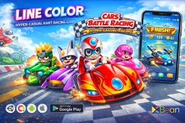 Crazy Car Racing Unity Game Source Code – Hyper Casual Racing Game Template