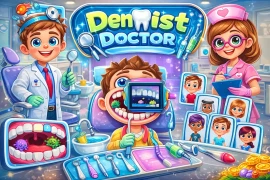 Dentist Doctor Game in Unity – Clinic Simulator with Tools & Mini Games
