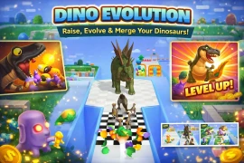 Dino Evolution Unity Source Code – Merge & Upgrade Dinosaur Game