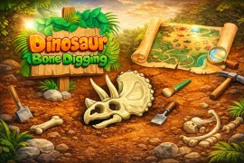 Dinosaur Digging Unity Template  Fossil Excavation Game with Easy Reskin