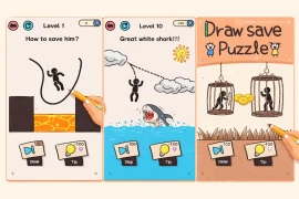 Draw Save Puzzle Unity Game Source Code  Fun Drawing Puzzle Mobile Game