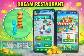 Dream Restaurant 3D Game Unity Source Code  Complete Project