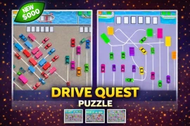 Drive Quest Puzzle – Car Parking Logic Unity Game Source Code