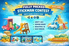 Fully Packed Stickman Contest – Unity Game Source Code