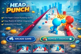Head Punch Unity Game Template – Hyper Casual Fighting Game with AdMob