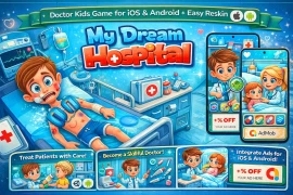 Hospital Doctor Unity Game Template – Kids Medical Game with AdMob