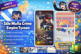 Idle Mafia Crime Empire Tycoon Unity Source Code