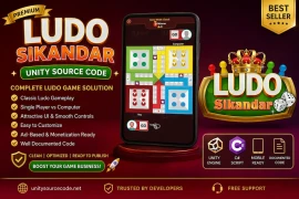Ludo Game Unity Source Code – Premium Multiplayer Ludo with Ad Monetization