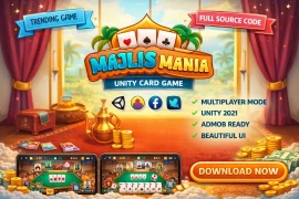 Majlis Mania Heart Game – Unity Card Game Source Code