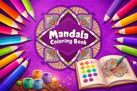 Mandala Coloring Unity Template  Drawing & Coloring Game with Easy Reskin