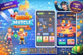 Merge Muscle Tycoon MMA Boxing – Unity Game Source Code (Android & iOS Ready)