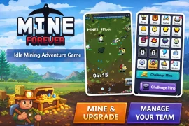 Mine Forever – Idle Mining Adventure Unity Game Source Code