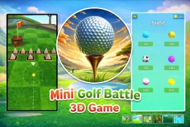 Mini Golf Battle 3D Unity Game