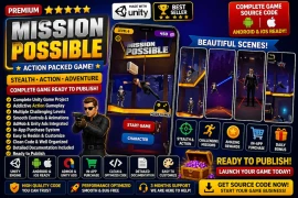 Mission Possible – Action Packed Unity Game Source Code