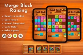 Mobile Merge Block Puzzle Game in Unity with Full Source Code