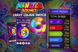 Monster Bounce Crazy Colour Switch Unity Source Code – Addictive Arcade Game
