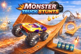 Monster Truck Stunt Unity Template  Extreme Racing Game with Easy Reskin & Ads