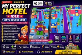 My Perfect Hotel Idle Unity Source Code – Complete Game with AdMob & IAP