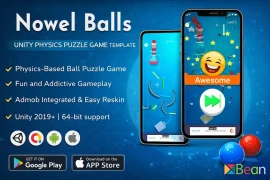 Nowel Balls Unity Game Source Code – Physics Puzzle Game Template