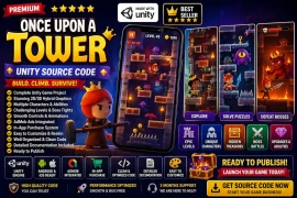 Once Upon a Tower Unity Source Code – Complete Adventure Game