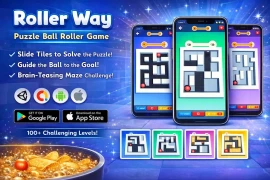 Roller Way – Puzzle Ball Maze Challenge Game