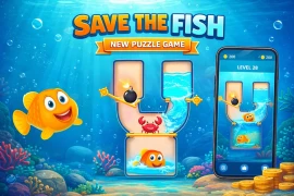 Save the Fish Game – Water Puzzle Unity Source Code