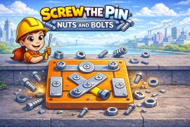 Screw The Pin Nuts & Bolts Game in Unity – Brain Teaser Puzzle Source Code