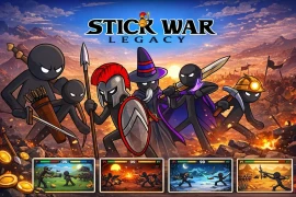 Stick War Legacy Unity Game Source Code  Complete Strategy Battle Game