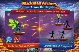 Stickman Archery Arrow Battle – Unity Game Source Code for Sale
