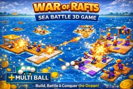 War of Rafts Sea Battle 3D – Ultimate Ocean Strategy & Survival Combat Game