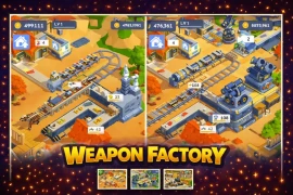 Weapon Factory – Idle Tycoon Unity Game Source Code