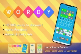 Wordy Unity Source Code – Viral Word Puzzle Game