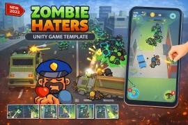 Zombie Haters – Action Survival Unity Game Source Code