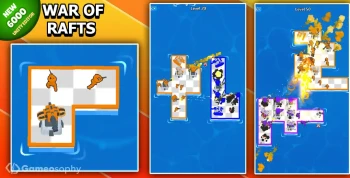 War of Rafts Sea Battle 3D Game