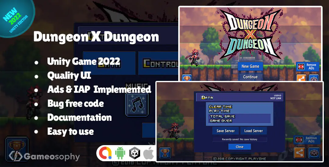 Dungeon X Dungeon Trending 2024 Source Game Code | Unity source code