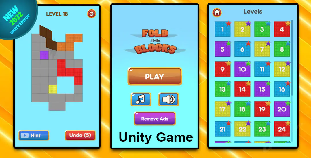 Fold the Block | Unity source code
