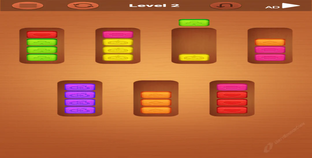 Wood Cube Sort