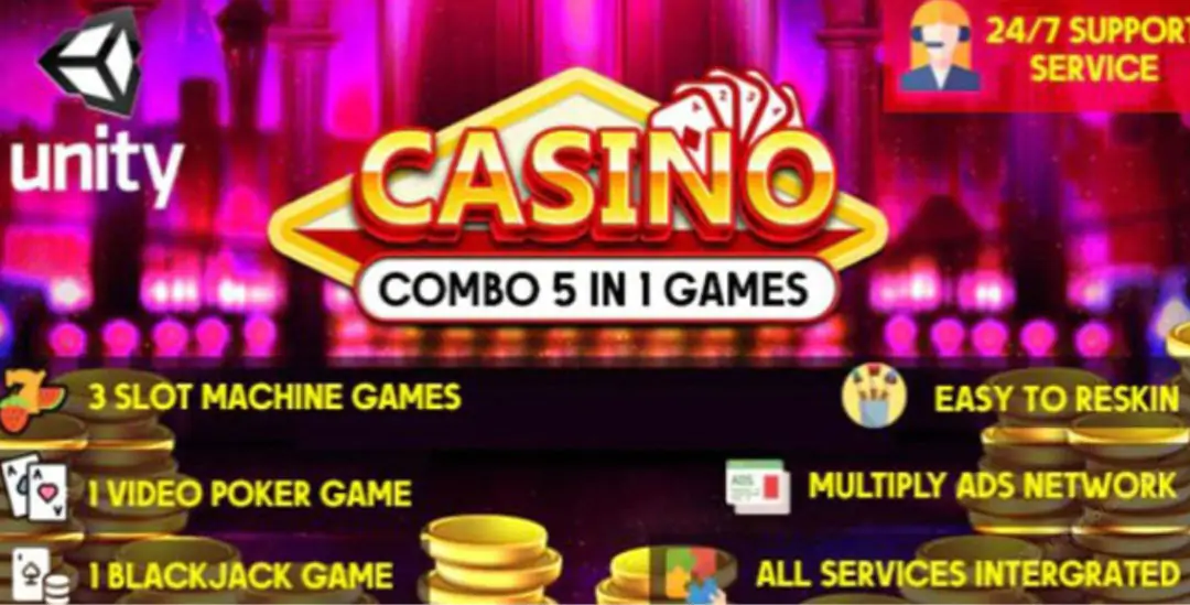 Combo Casino Games  | Unity source code