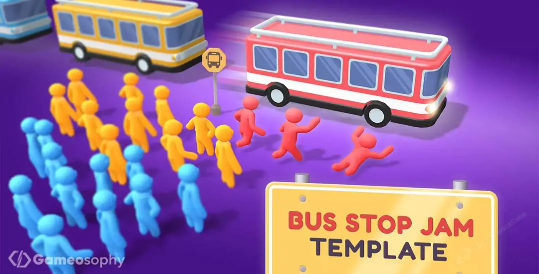 Bus Stop Jam- Complete Project Multiplayer Game Code