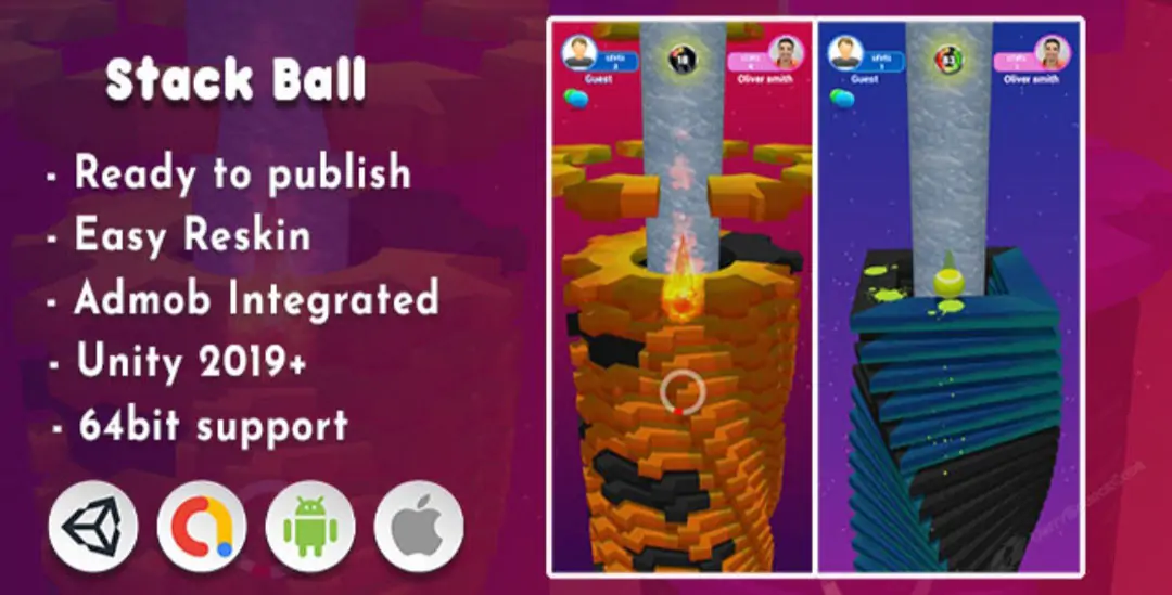 Stack Ball | Unity source code