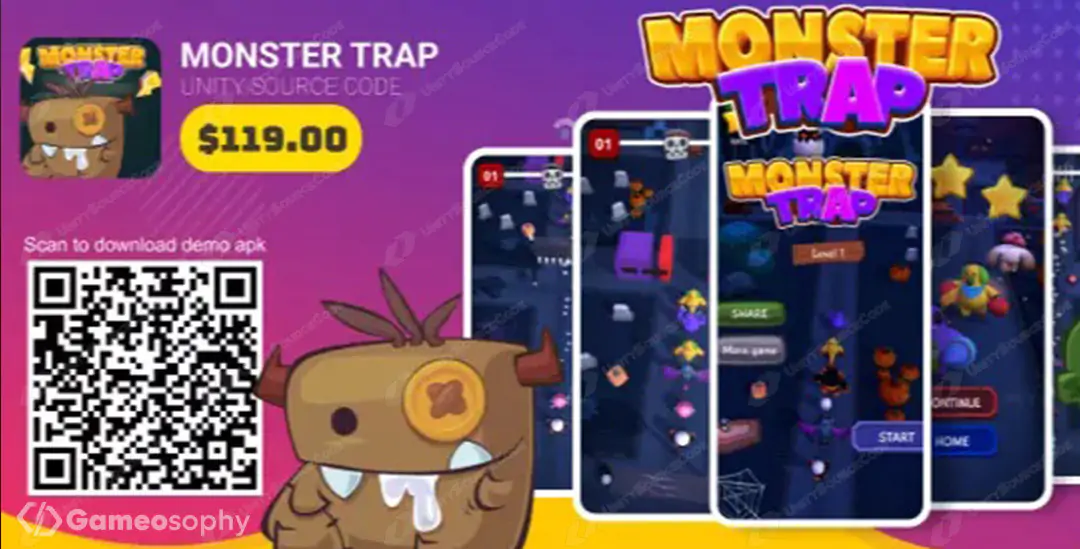 Monster Trap-Unity Game