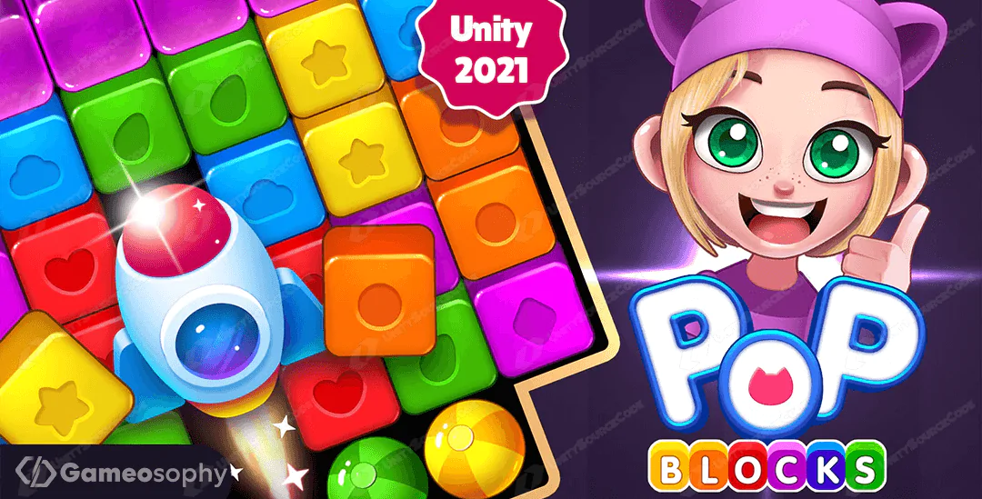 POP Blocks Mania | Unity source code