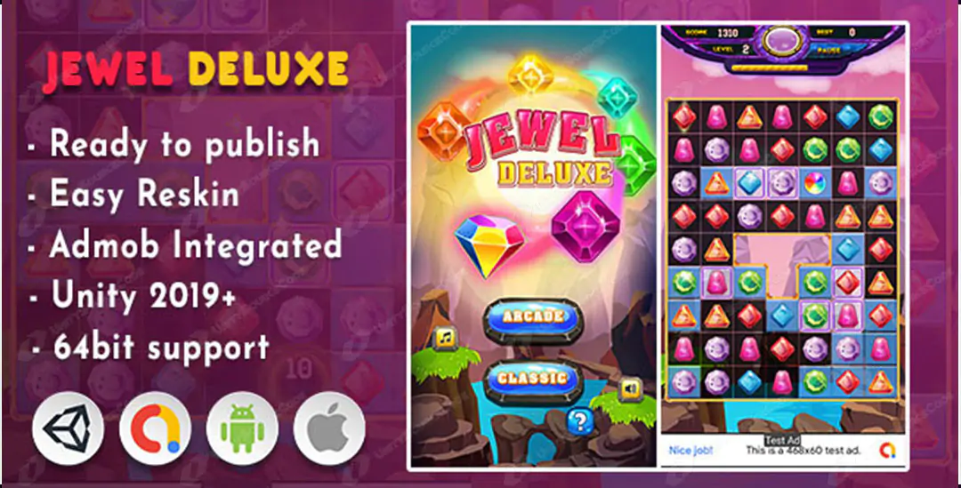 Jewel Deluxe | Unity source code